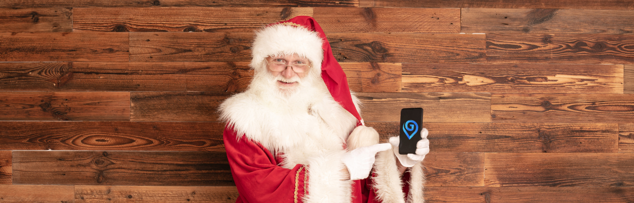 Santa Clause uses Deliveright's Grasshopper to manage his warehouse and deliveries for Christmas